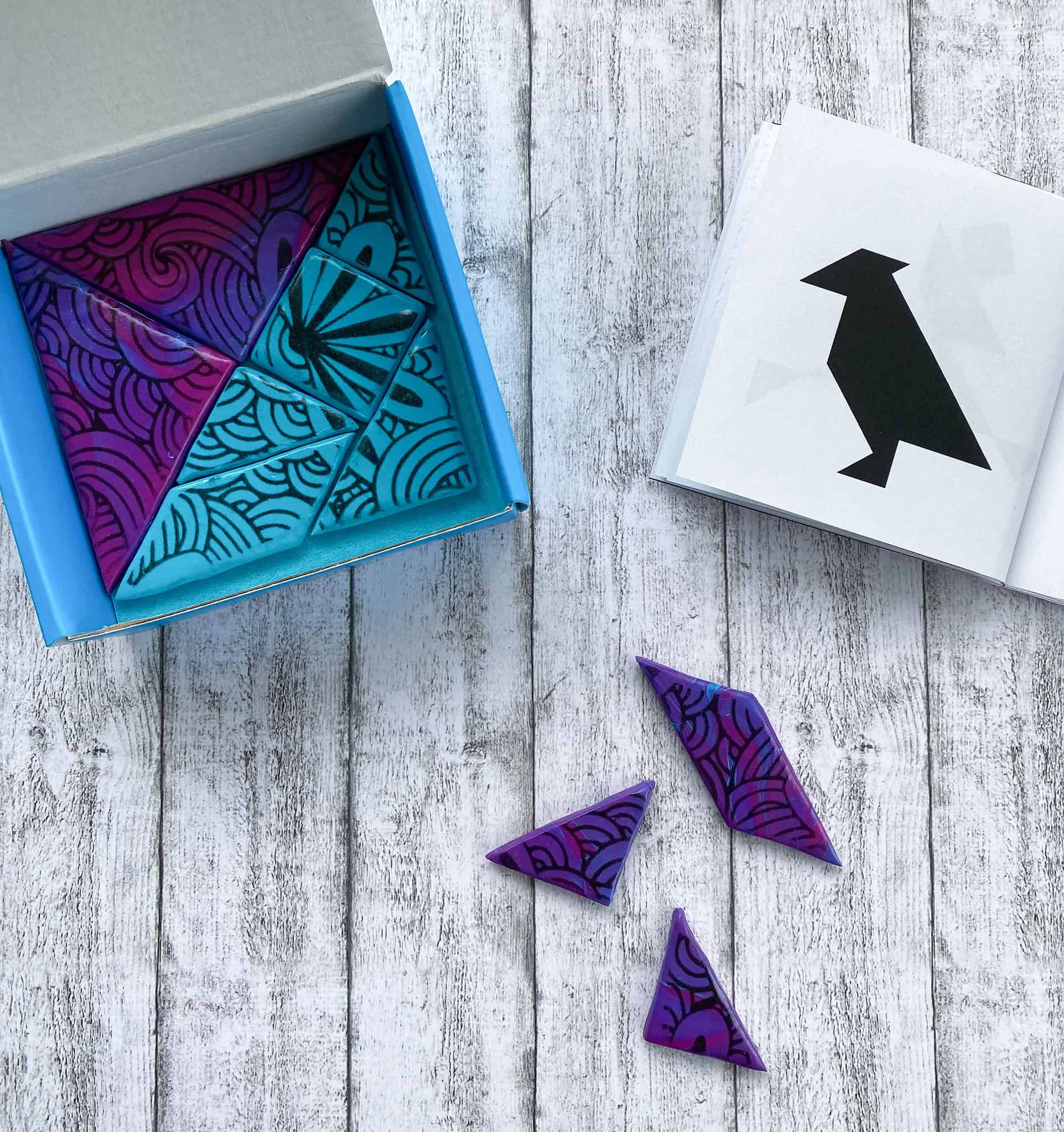 DIY-Tangram mit Muster