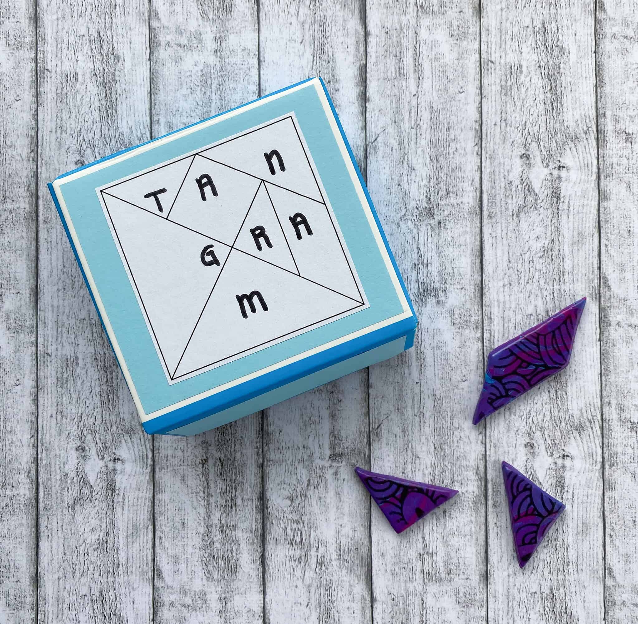 DIY-Tangram mit Muster