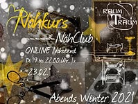 Nähkurs ONLINE Nähclub am 19.02.21 von 19 bis 22.00 Uhr