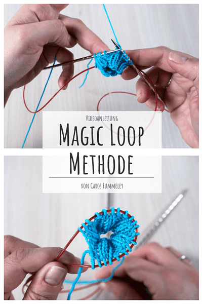 Magic Loop Technik beim Stricken