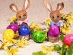 Freebie: Osterhasen Eierbecher selber basteln