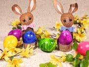 Freebie: Osterhasen Eierbecher selber basteln