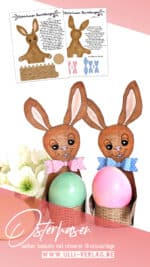 Freebie: Osterhasen Eierbecher selber basteln