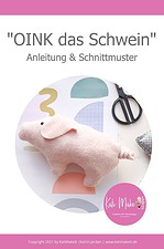 SCHNITTMUSTER GLÜCKS-SCHWEIN SELBER NÄHEN