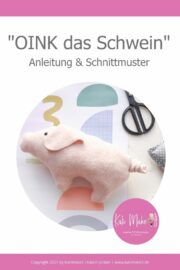 SCHNITTMUSTER GLÜCKS-SCHWEIN SELBER NÄHEN