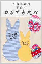 süße Osterhasen nähen