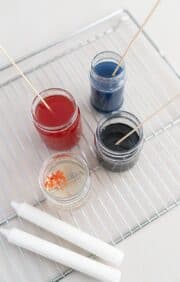 DIY Kerzen mit Farbverlauf ganz einfach selber gestalten