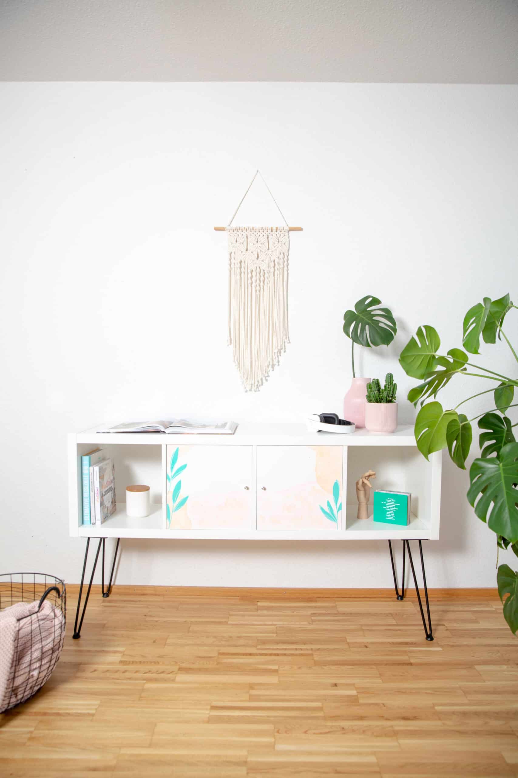 Sideboard günstig selber machen aus Ikea Kallax Regal
