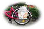 Fahrradtasche aus Wachstuch für Gepäckträger Kinderfahrrad nähen , ganz einfach !