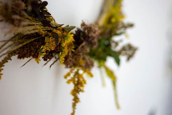 Einfacher Herbst-Kranz – DIY in 15 Minuten