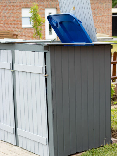 Mülltonnenbox bauen- aus Vertäfelung