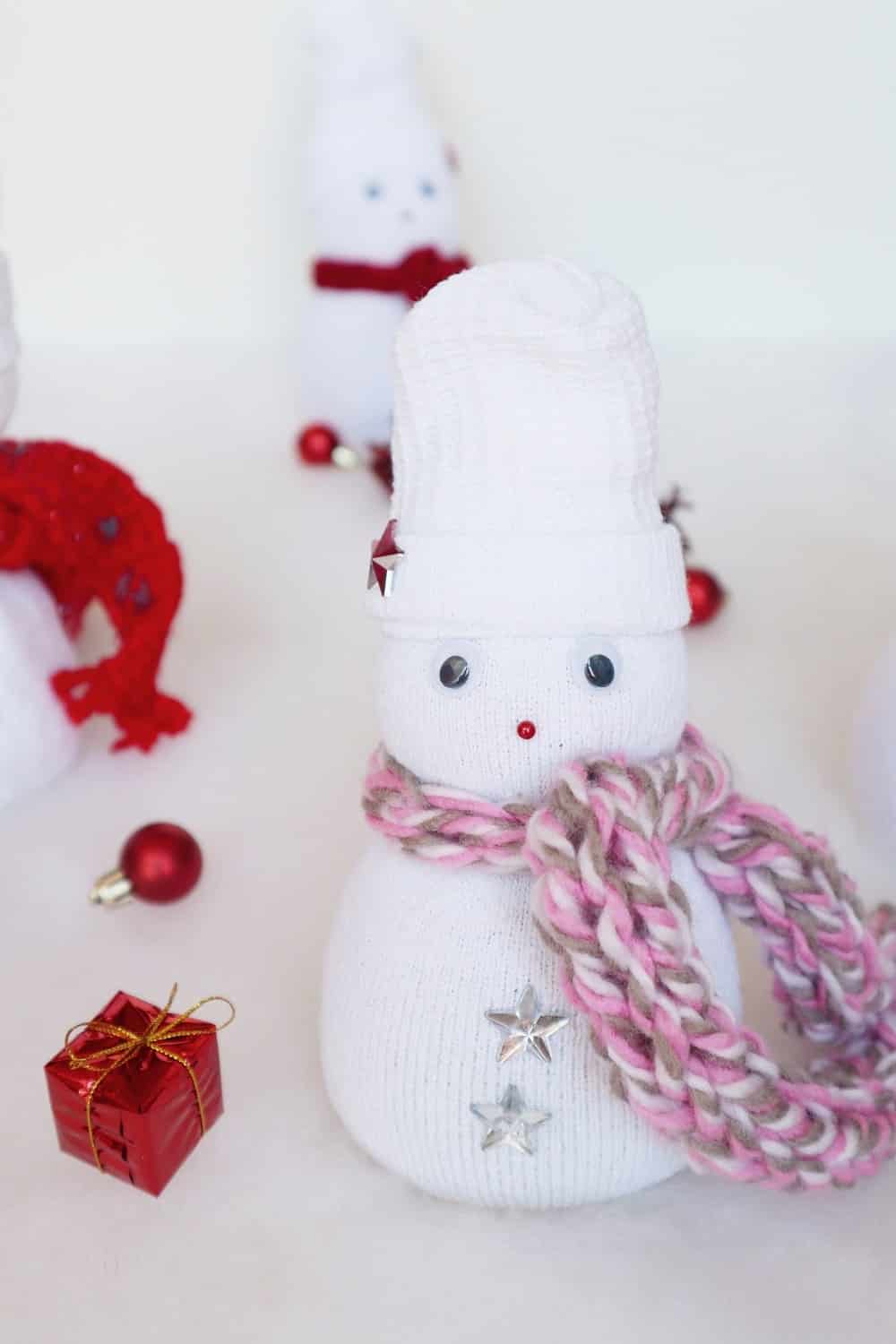 Schneemänner aus Socken