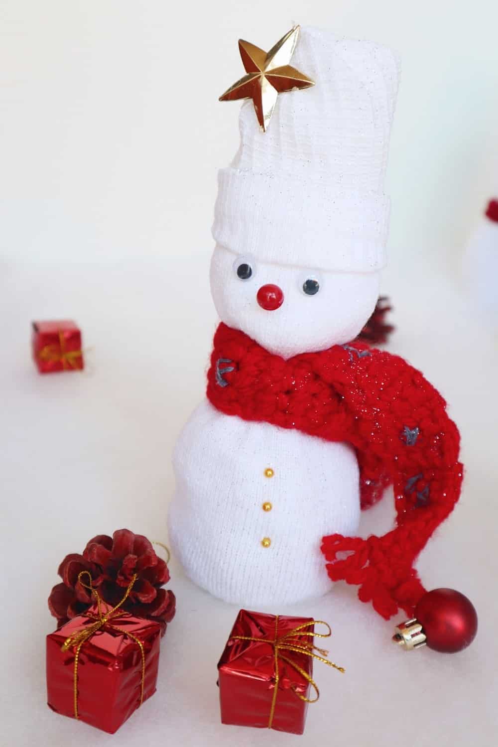 Schneemänner aus Socken