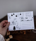 Weihnachtspost mal anders – Voilà, hier kommt die Druckvorlage für Briefumschläge (Freebie)