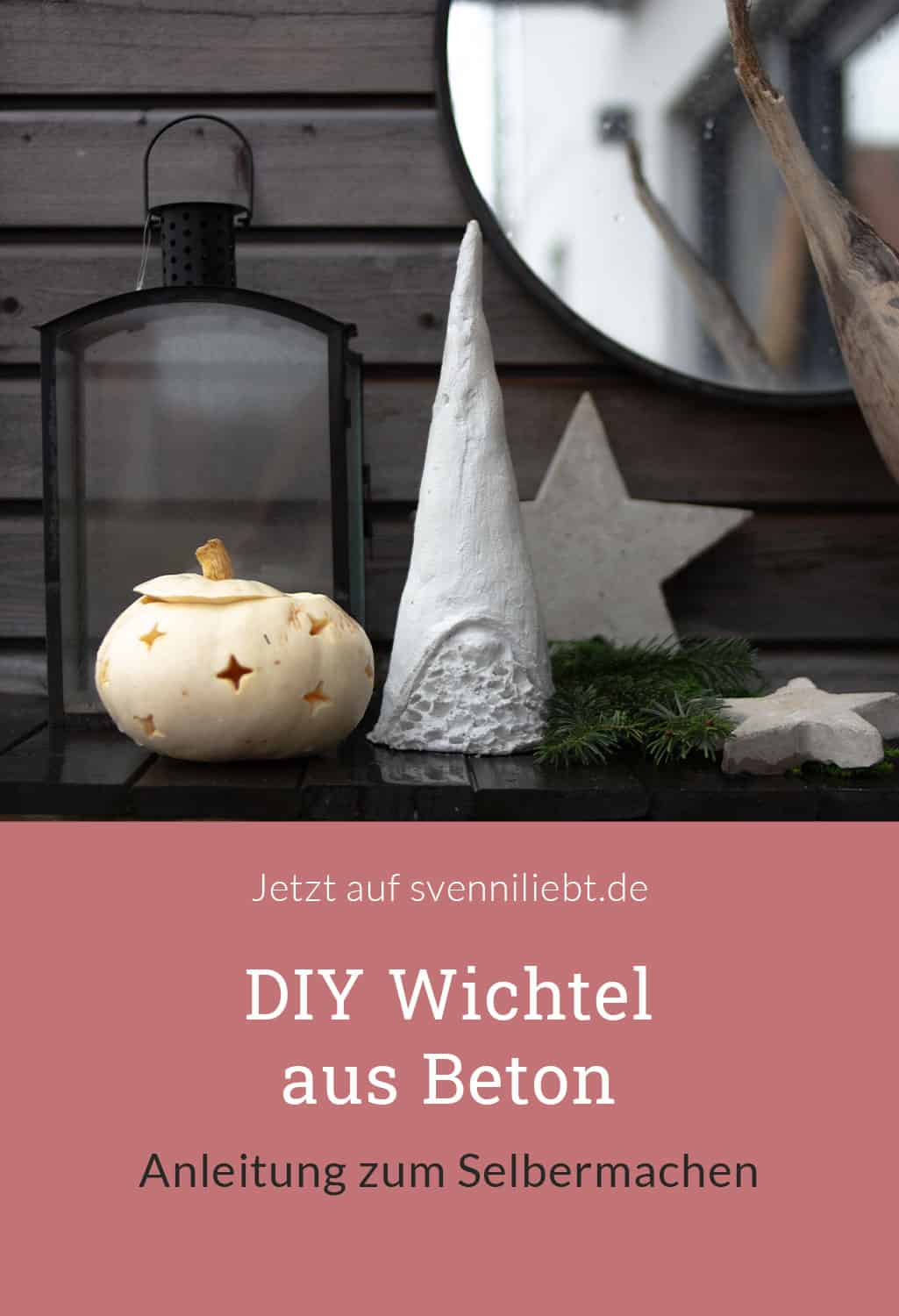 DIY Wichtel aus Beton – Anleitung zum Selbermachen