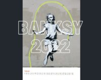 Original Banksy Streetart Wandkalender 2022