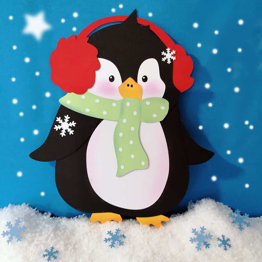 Ein Pinguin für die Winterzeit