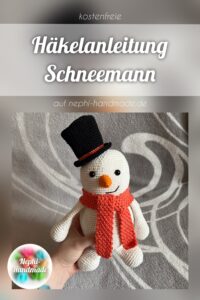 Häkelanleitung Schneemann