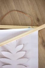 Freebie Papercut-Vorlage: hübsches Frühlingsbild zum Selber basteln.