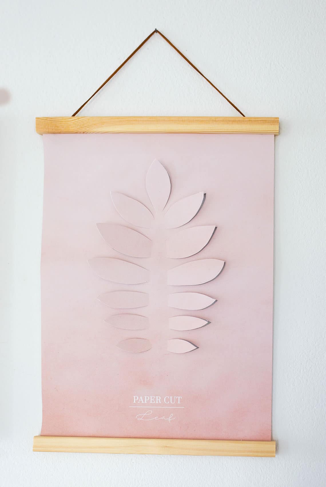 Freebie Papercut-Vorlage: hübsches Frühlingsbild zum Selber basteln.