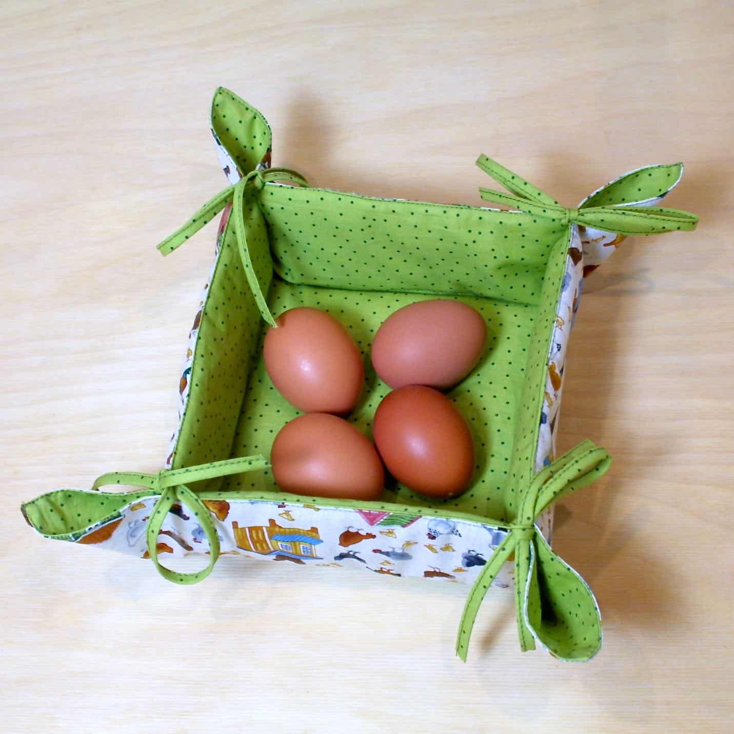 Nähen zu Ostern – Osterkörbchen
