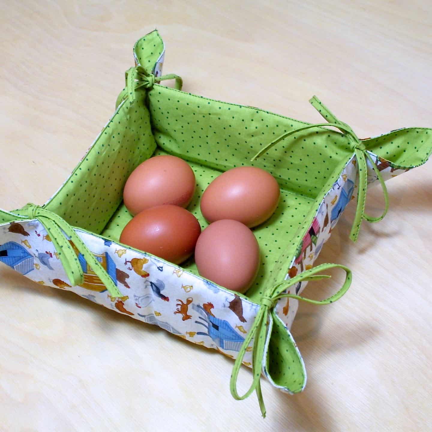 Nähen zu Ostern – Osterkörbchen
