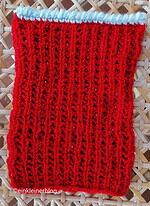 DIY Behälter für Taschentücher,  gestrickt