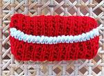 DIY Behälter für Taschentücher,  gestrickt