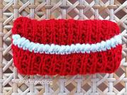 DIY Behälter für Taschentücher, gestrickt