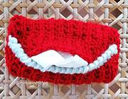 DIY Behälter für Taschentücher, gestrickt