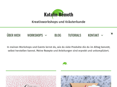 Katalin Németh - Kreativworkshops und Kräuterkunde