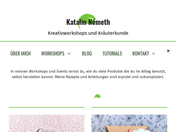 Katalin Németh - Kreativworkshops und Kräuterkunde