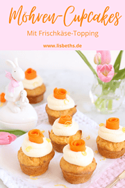 MÖHREN-CUPCAKES MIT FRISCHKÄSE-TOPPING