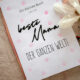 DIY Mama-Buch – personalisiertes Last-Minute Muttertagsgeschenk