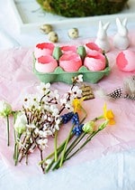 DIY Süße Eiervasen Tischdeko zu Ostern – Ei Ei Ei Osterbastelei