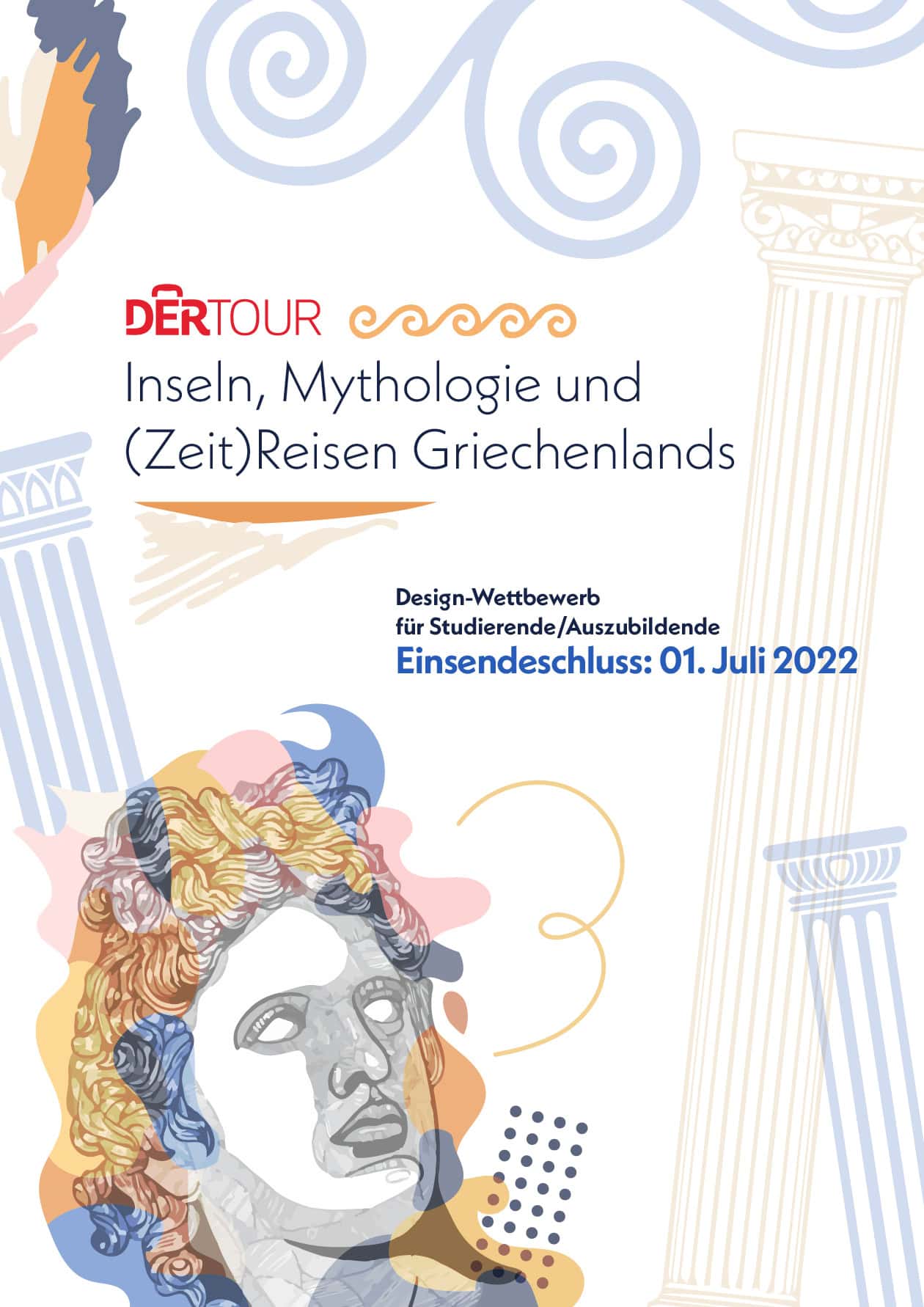 Design Wettbewerb – „Inseln, Mythologie und (Zeit)Reisen Griechenlands“