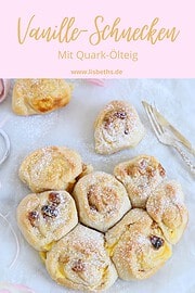 VANILLE-SCHNECKEN MIT QUARK-ÖLTEIG