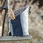 Wäscheklammerbeutel aus alten Jeans nähen