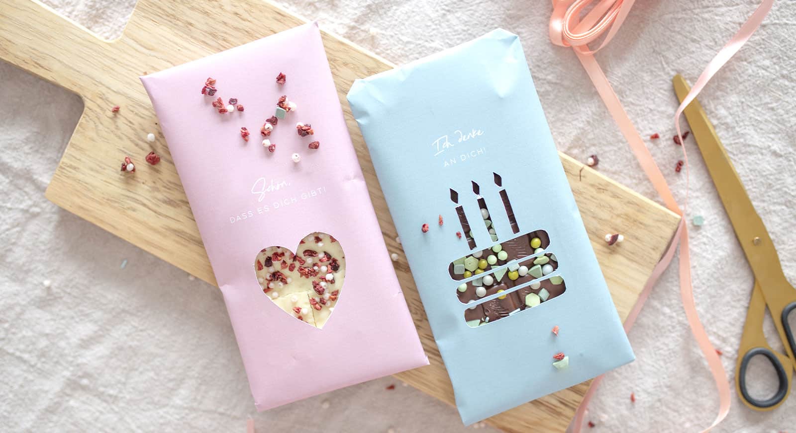 Wenns mal wieder schnell gehen muss, oder die schönste Muttertags-Praline der Welt mit FREEBIE