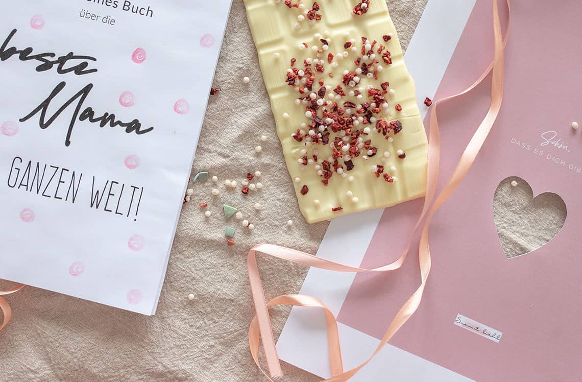 Wenns mal wieder schnell gehen muss, oder die schönste Muttertags-Praline der Welt mit FREEBIE