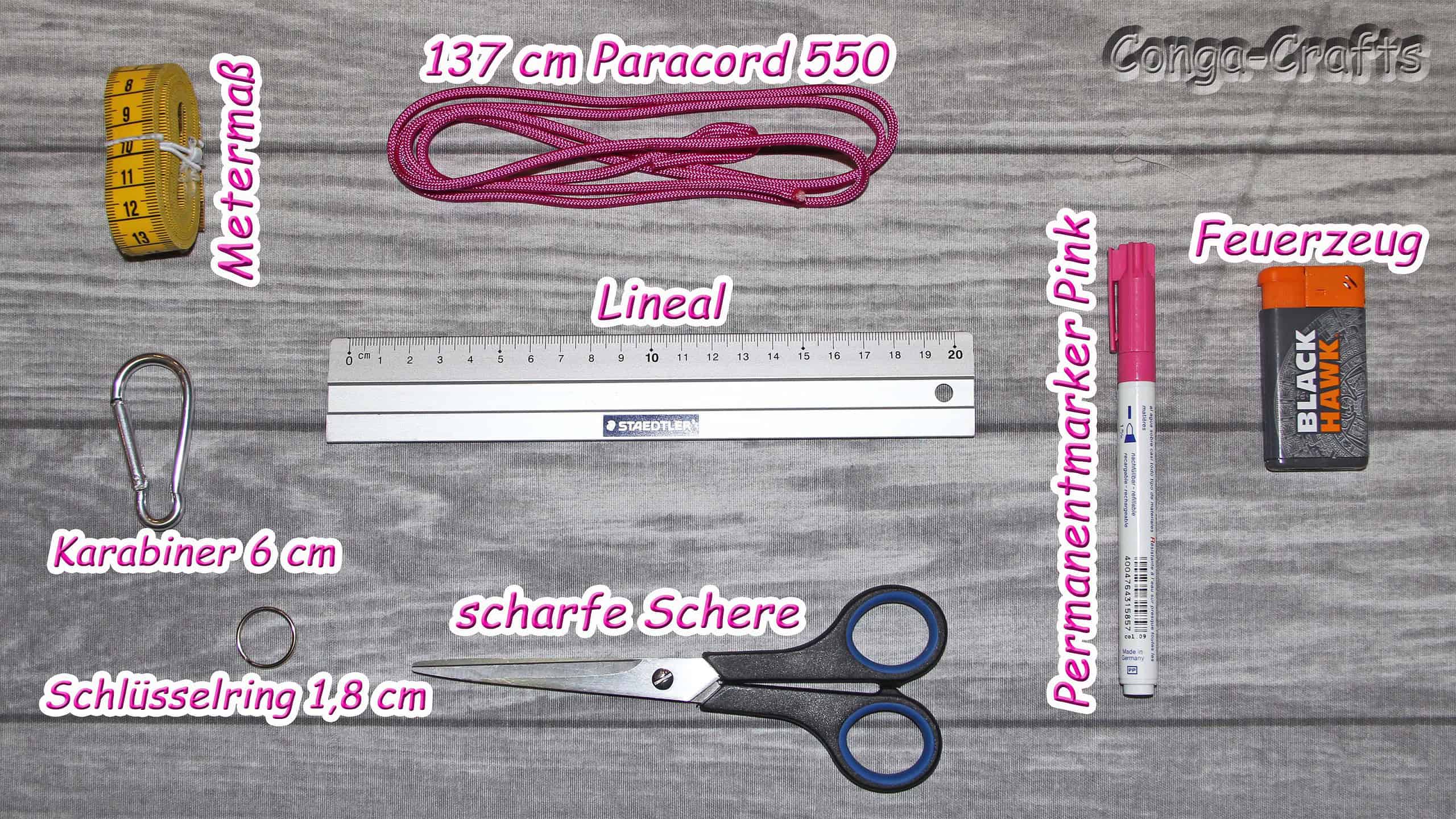 Videoanleitung Paracord Cobra Knot Anhänger