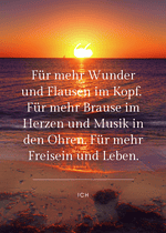 Wall Art Print: Für mehr Brause im Herzen Manifest
