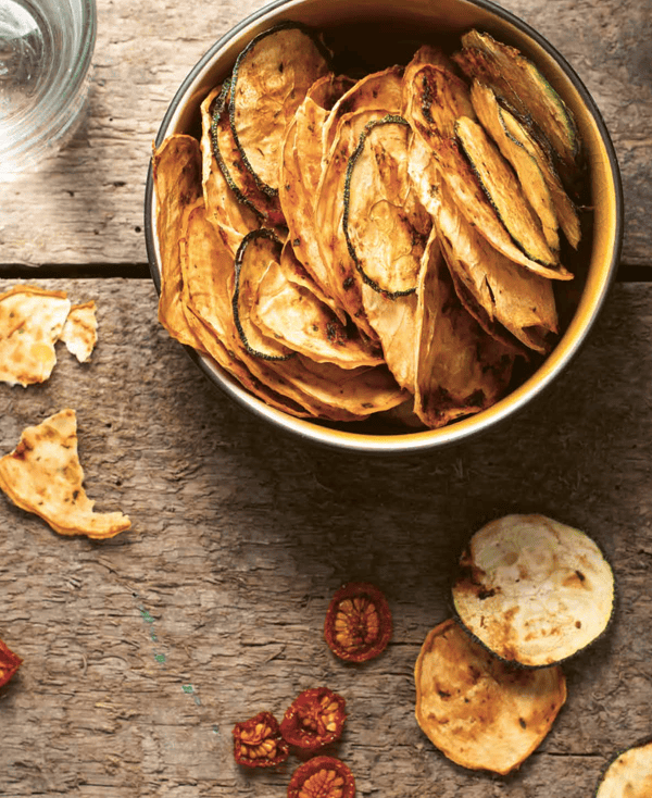 Zucchinichips mit Pizzageschmack - HANDMADE Kultur