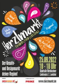 Herzlmarkt am 25.09.2022 in Landshut - Unikate, Design und Kunst im Bernlochner