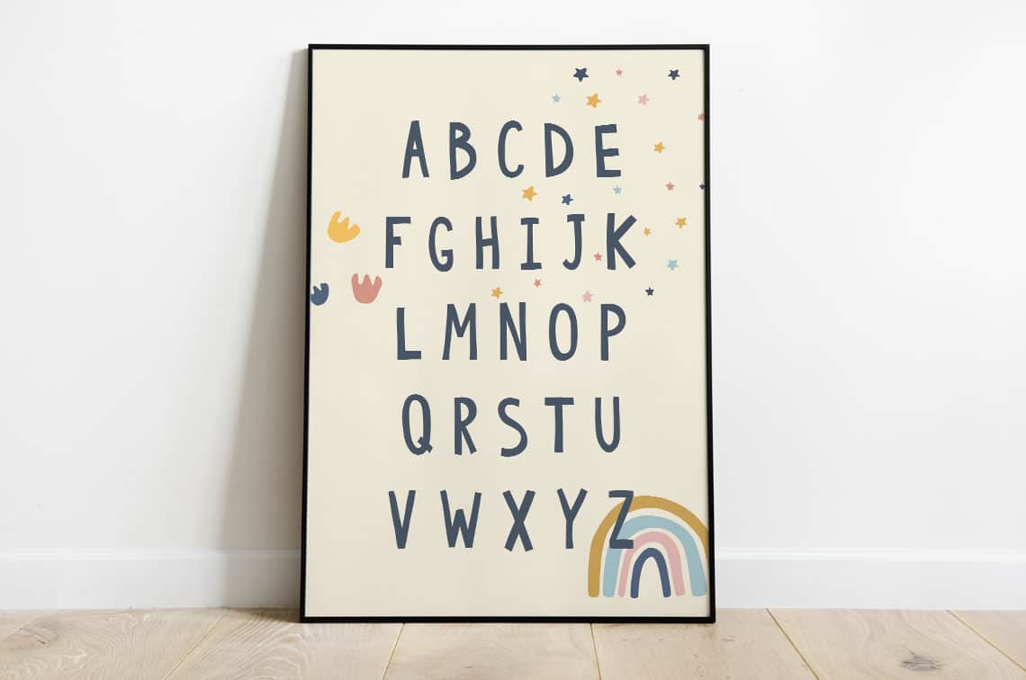 Die schönsten kostenlosen ABC-Poster zum Ausdrucken mit Freebie