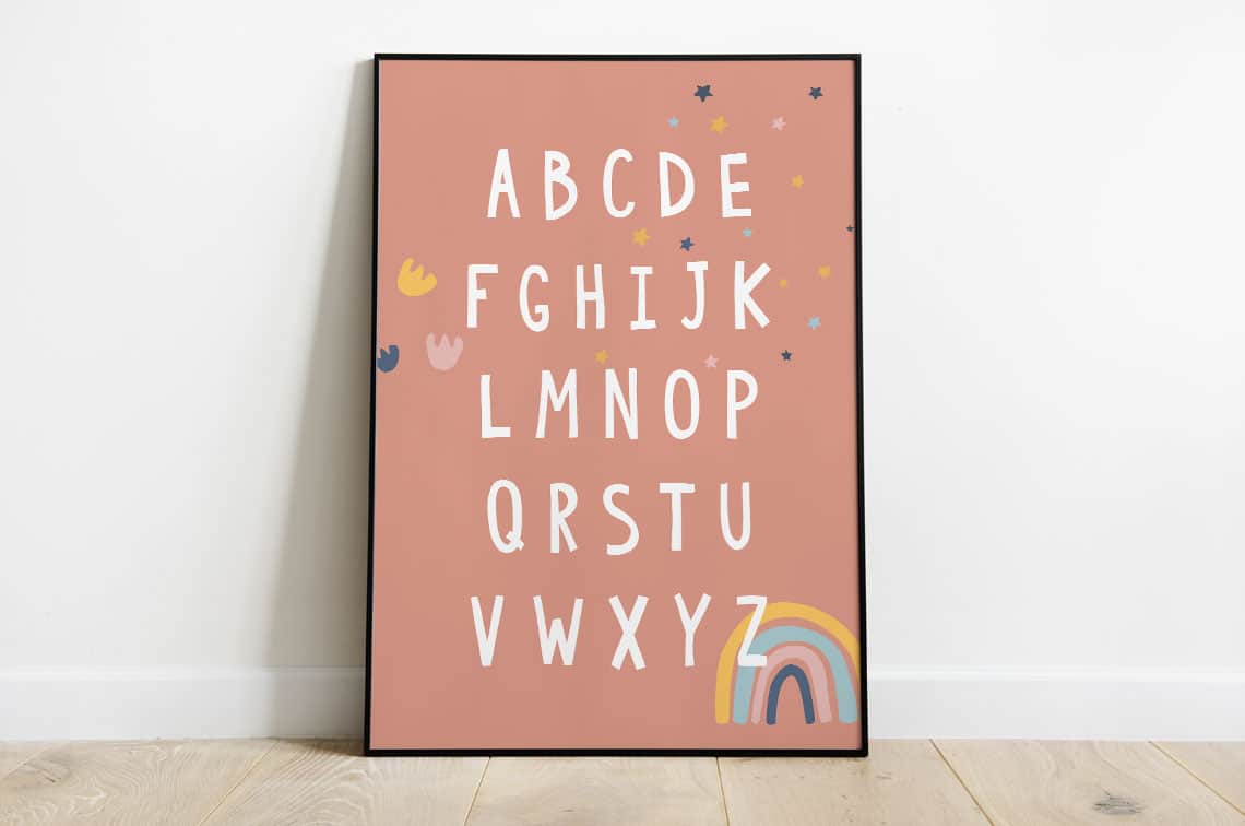 Die schönsten kostenlosen ABC-Poster zum Ausdrucken mit Freebie
