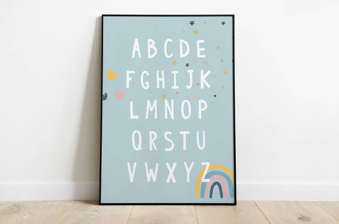 Die schönsten kostenlosen ABC-Poster zum Ausdrucken mit Freebie