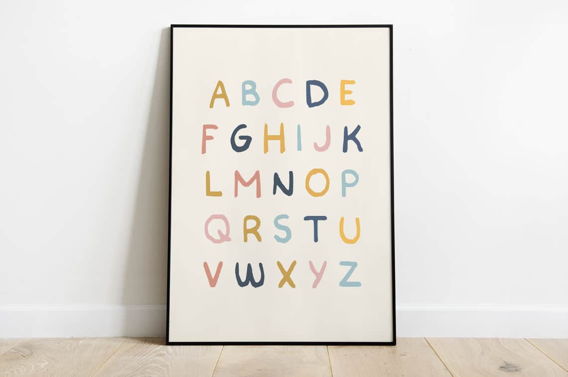 Die schönsten kostenlosen ABC-Poster zum Ausdrucken mit Freebie