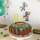 Ninjago Geburtstag: Torte, Deko und Einladungskarte für das Ninja-Fest