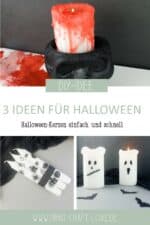 3 Ideen für Halloween Kerzen – Einfach & Schnell Selbermachen